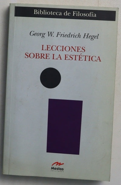 Lecciones sobre la estética