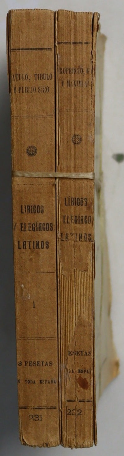 Líricos y elegíacos latinos