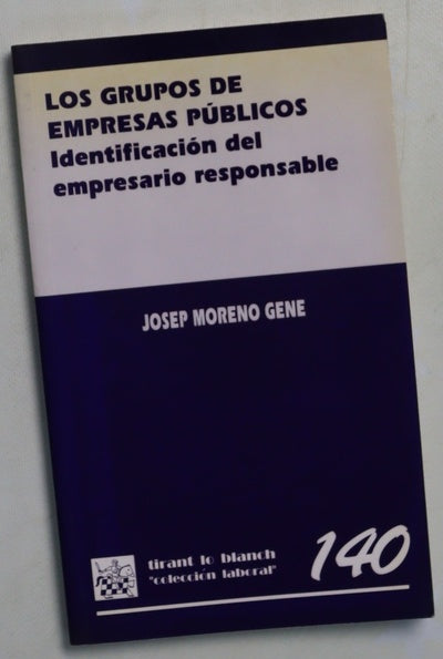 Los grupos de empresas públicos identificación del empresario responsable