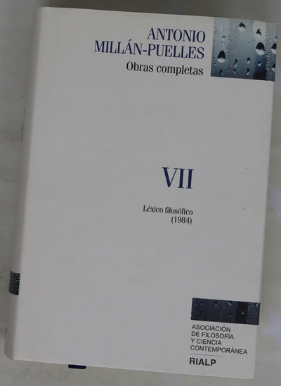 Léxico filosófico (1984) VII