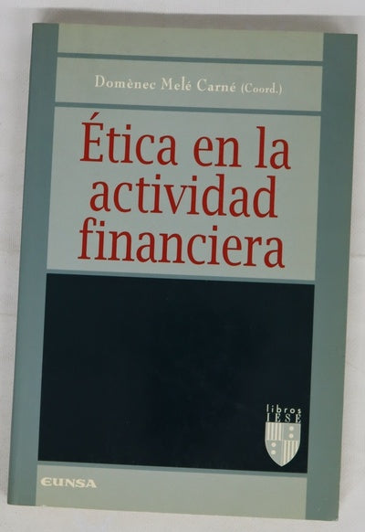 Ética en la actividad financiera
