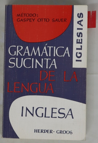 Gramática sucinta de la lengua Inglesa