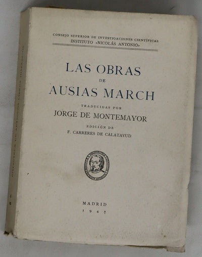 Las obras Ausias March