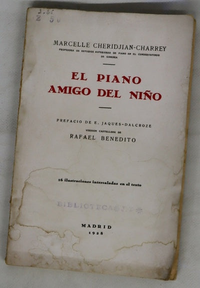 El piano, amigo del niño