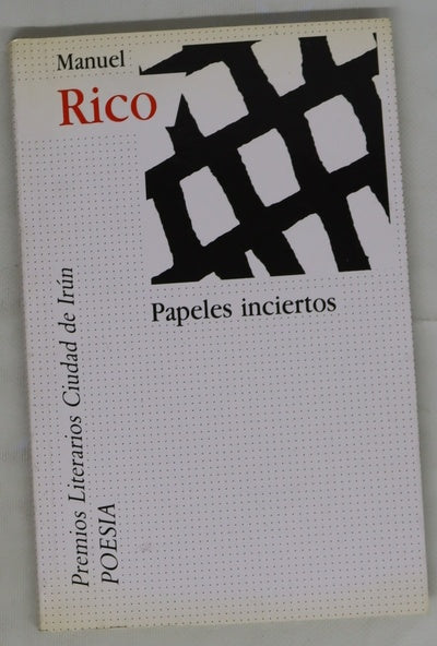 Papeles inciertos, poemas