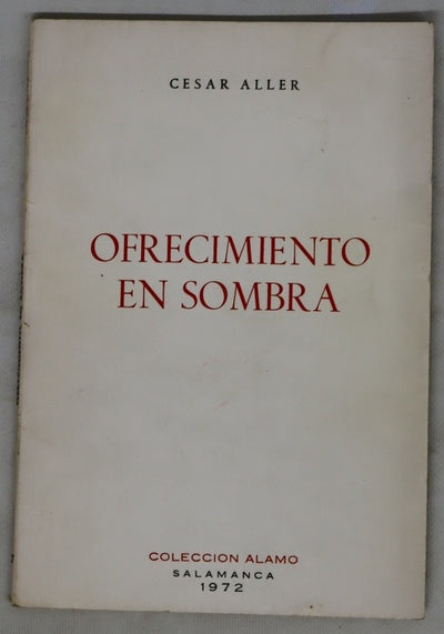 Ofrecimiento en sombra