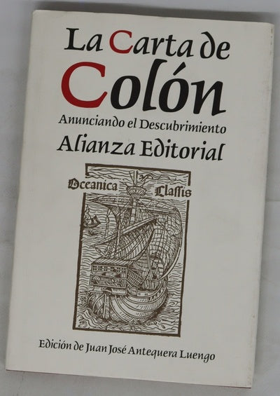 La carta de Colón anunciando el descubrimiento