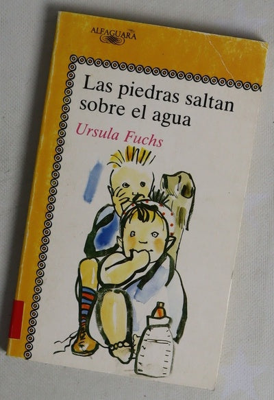 Las piedras saltan sobre el agua 