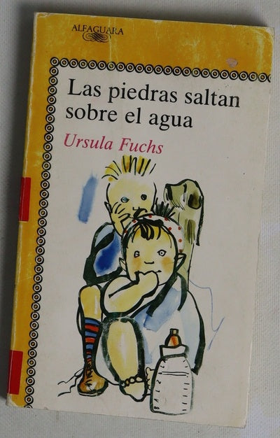 Las piedras saltan sobre el agua