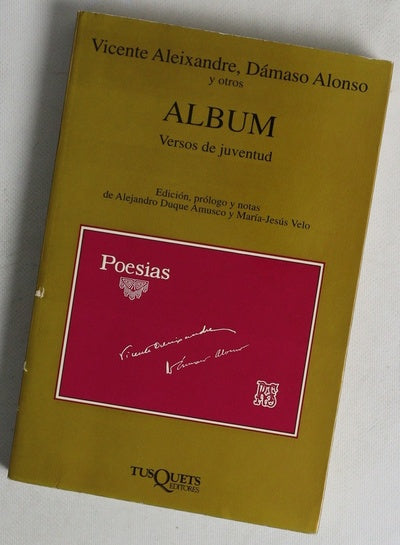 Album, versos de juventud, Poesias 
