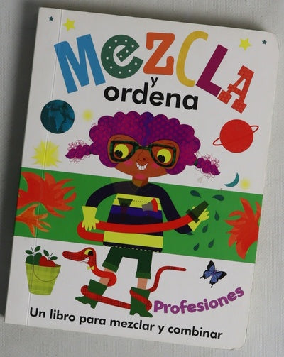 Mezcla y ordena para niñas : un libro para mezclar y combinar