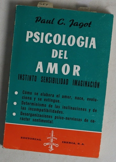 Psicologia del amor La sensibilidad, el instinto, la imaginación