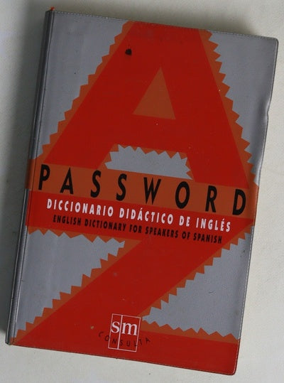 Password english dictionary for speakers of spanish