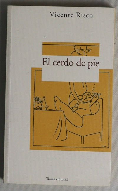 El cerdo de pie
