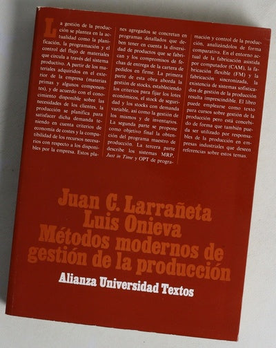 Métodos modernos de gestión de la producción