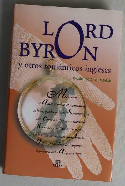 Lord Byron Y Otros Románticos Ingleses Lord Byron Y Otros Románticos Ingleses