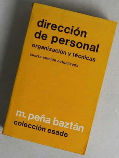 Dirección de personal organización y técnicas