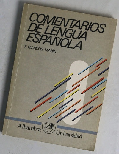 Comentarios de lengua española
