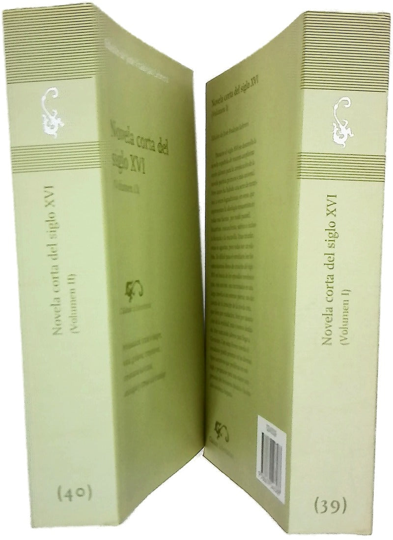 Novela corta del siglo XVI (Volumen I y II)
