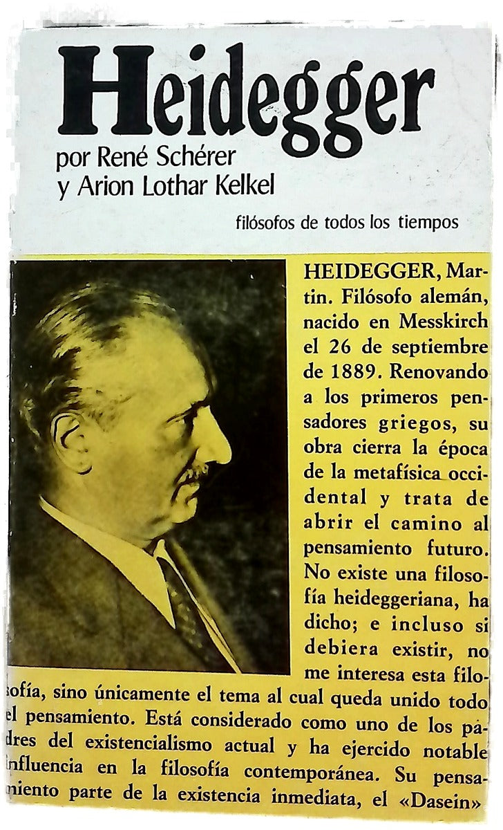 Heidegger o la experiencia del pensamiento