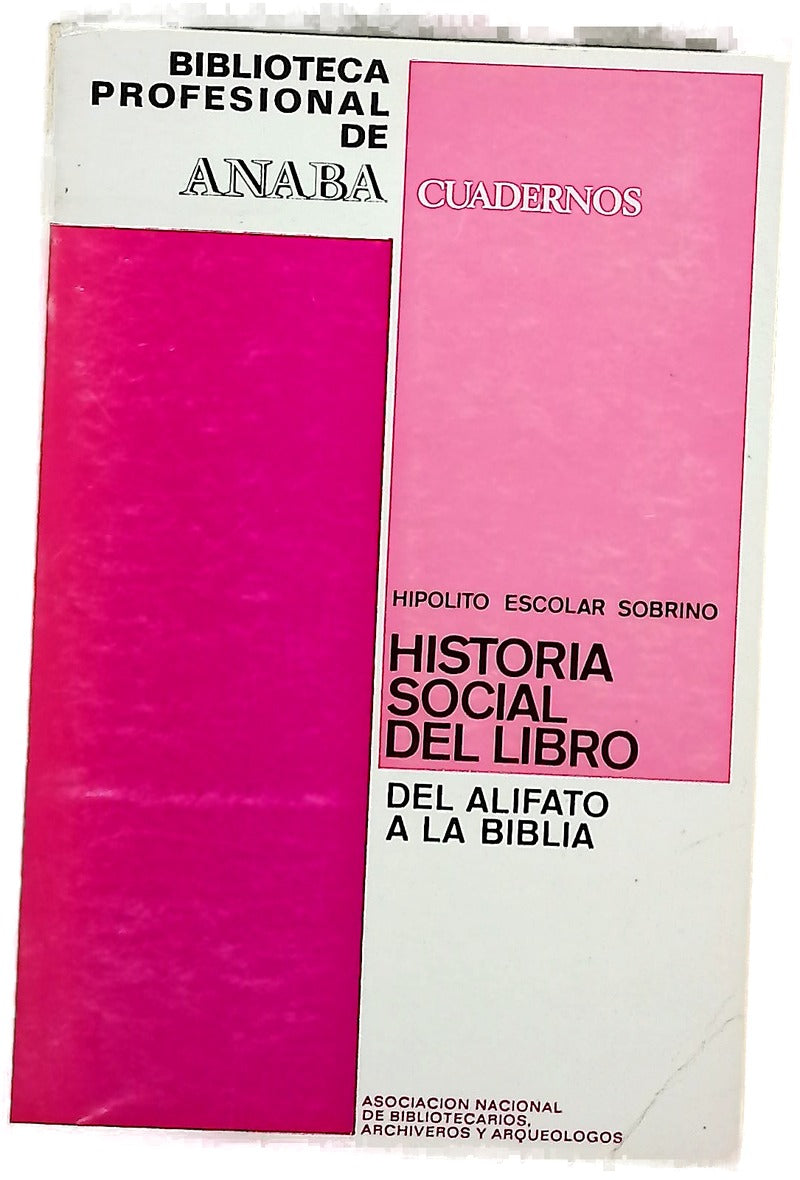 Historia social del libro.