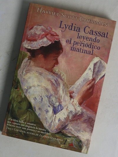 Lydia Cassatt leyendo el periódico matinal