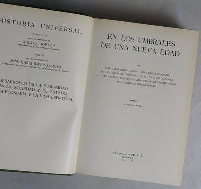 En los umbrales de una nueva edad