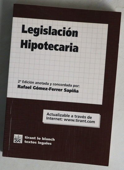 Legislación hipotecaria