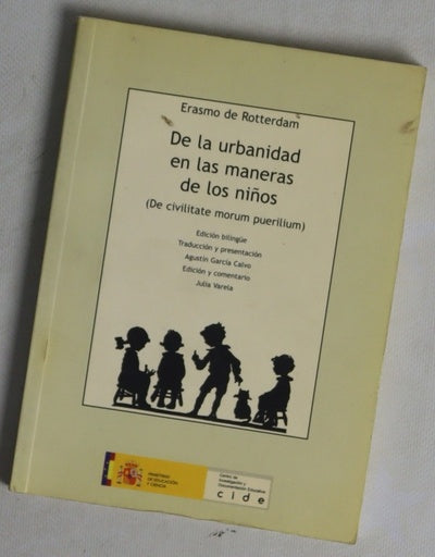 De la urbanidad en las maneras de los niños (De civilitate morum puerilium)