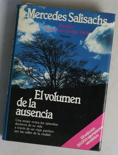 El volumen de la ausencia novela