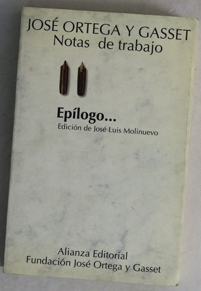 Epílogo-- notas de trabajo