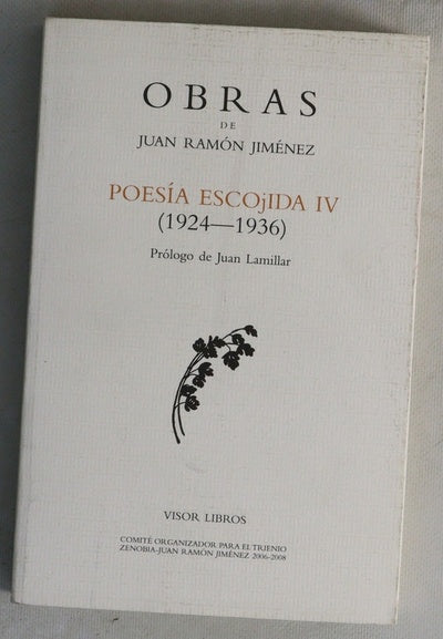 Obras Poesiía escogida IV