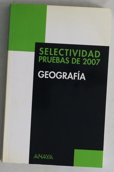 Selectividad, geografía.