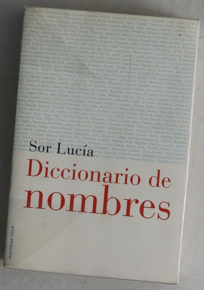 Diccionario de nombres