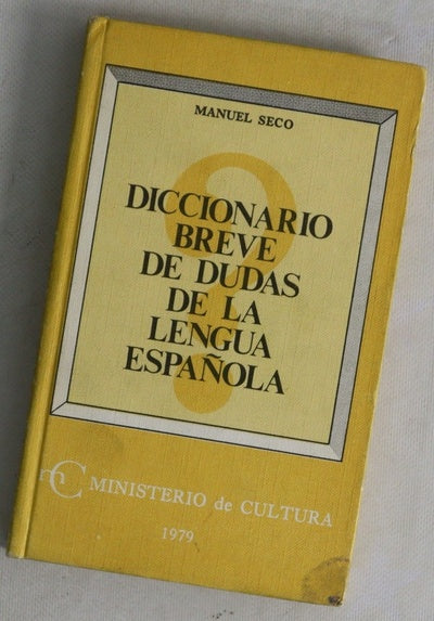 Diccionario breve de dudas de la lengua española