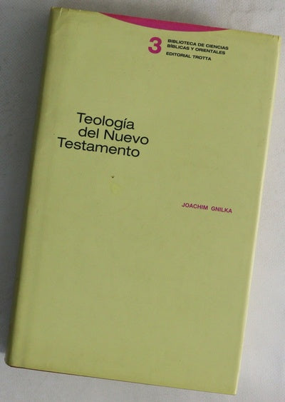 Teología del Nuevo Testamento