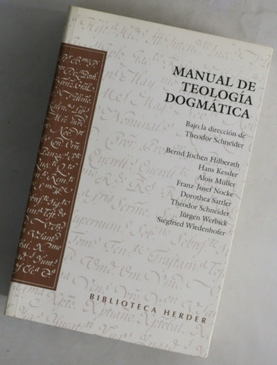 Manual de teología dogmática