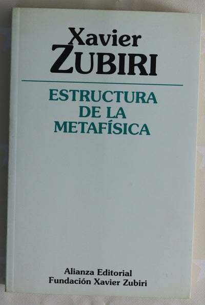Estructura de la metafísica
