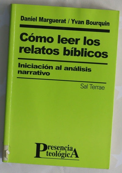 Cómo leer los relatos bíblicos iniciación al análisis narrativo