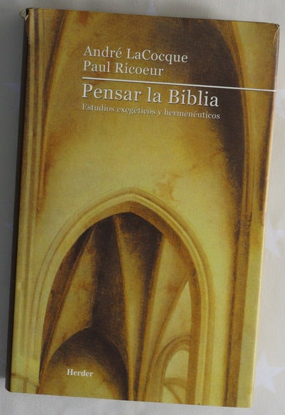 Pensar la biblia