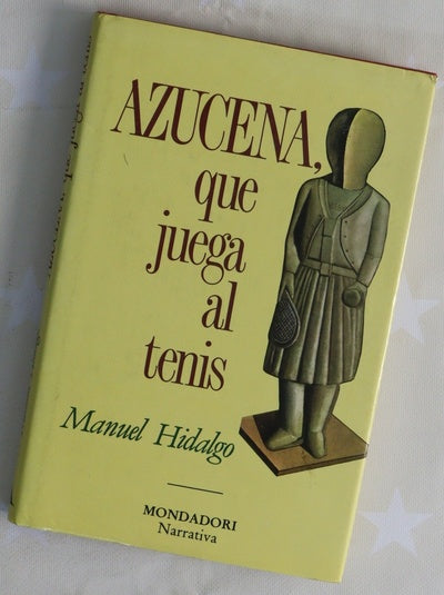 Azucena, que juega al tenis
