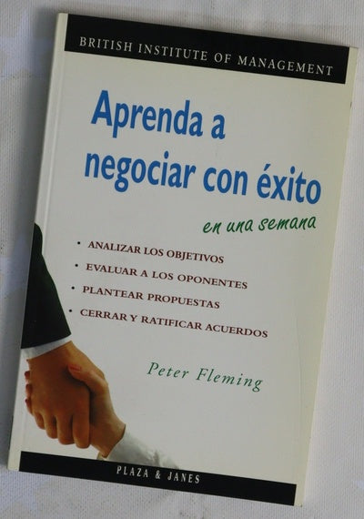 Aprenda a negociar con éxito en una semana