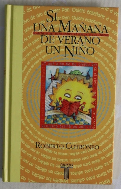 Si una mañana de verano un niño carta a mi hijo sobre el amor a los libros