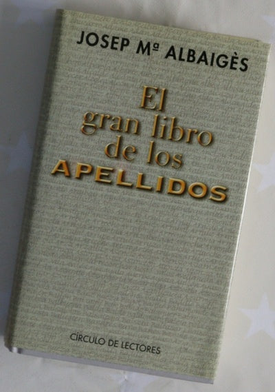 El gran libro de los apellidos