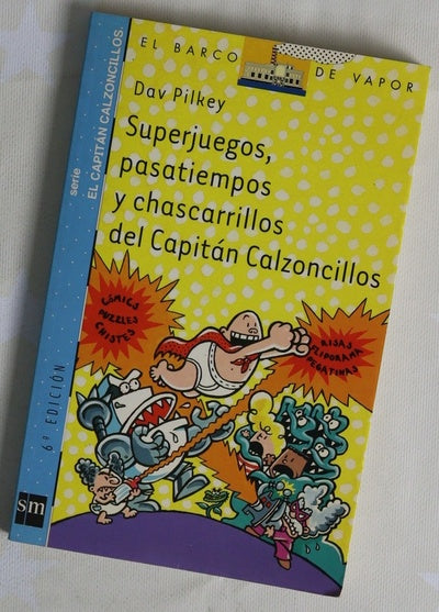 Superjuegos, pasatiempos y chascarrillos del capitán Calzoncillos