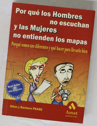 Porqué los hombres no escuchan y las mujeres no entienden los mapas