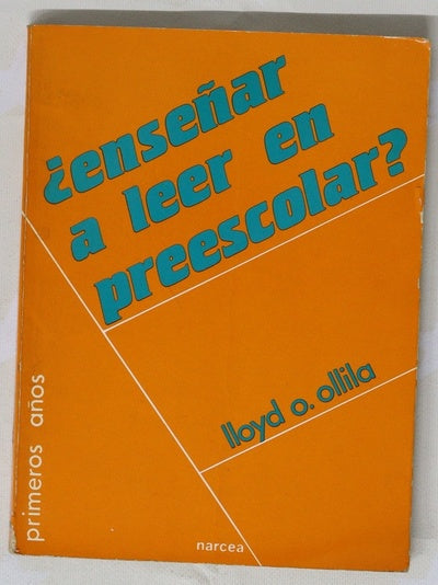 ¿Enseñar a leer en preescolar?