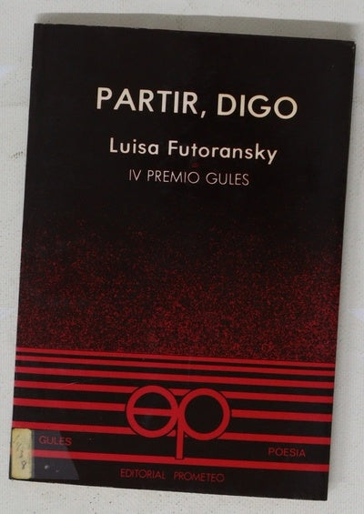 Partir, digo