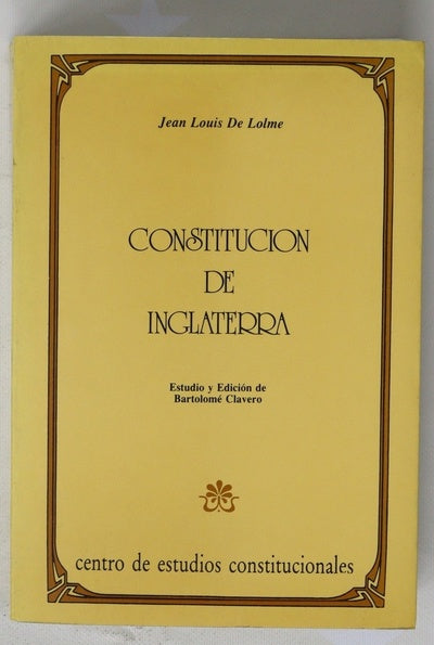 Constitución de Inglaterra