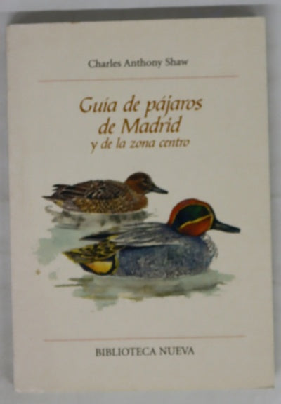 Guía de pájaros de Madrid y de la zona centro